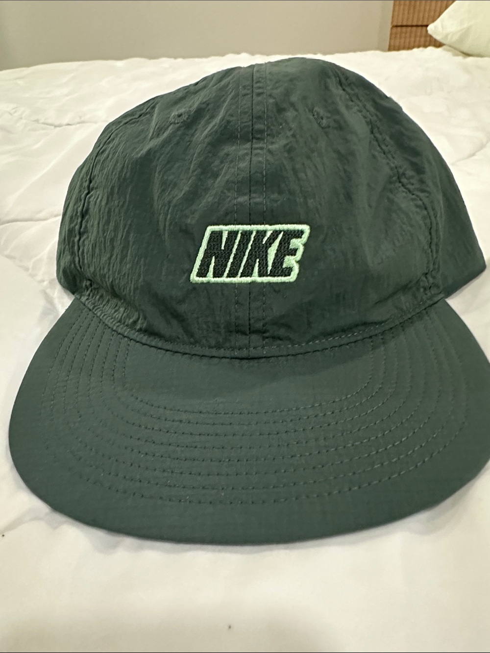 Nike Dark Green Embroidered Logo Cap